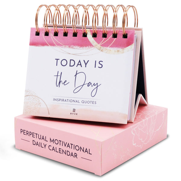 Motivational Desk Calendar (Pink) – RYVE